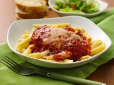 Slow Cooker Chicken Parmesan with Penne Pasta