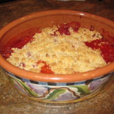 Rhubarb Strawberry Crisp Recipe