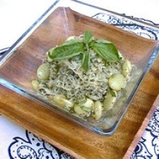 Fordhook Limas & Kelp Noodle Pesto with Lemon Recipe