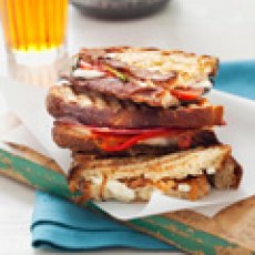 Red Pepper and Provolone Panini