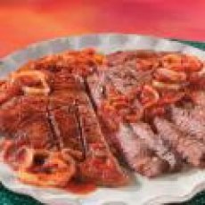 Sliced Steak Pizzaiola recipe (Meat)